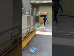 Elektryczny wózek płaski RGV do przenoszenia ładunku o masie maksymalnie 10 ton do przenoszenia ciężkiego ładunku